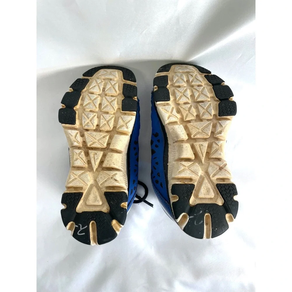 NIKE FLEX 2015 RUN‎ YOUTH BOYS BLUE BLACK WHITE ATHLETIC SHOES SIZE 11Y RUNNING